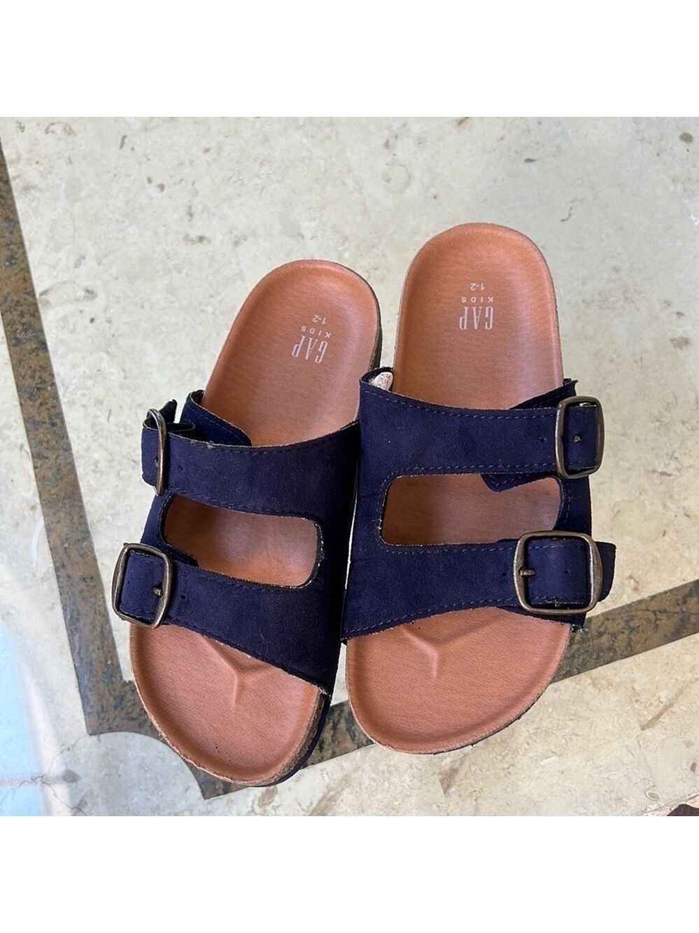 Boys Gap Birkenstock style sandals. Size 1-2